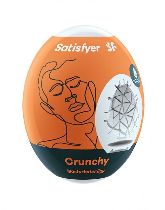 Мастурбатор-яйцо Satisfyer Crunchy Mini Masturbator - Satisfyer - в Нефтекамске купить с доставкой