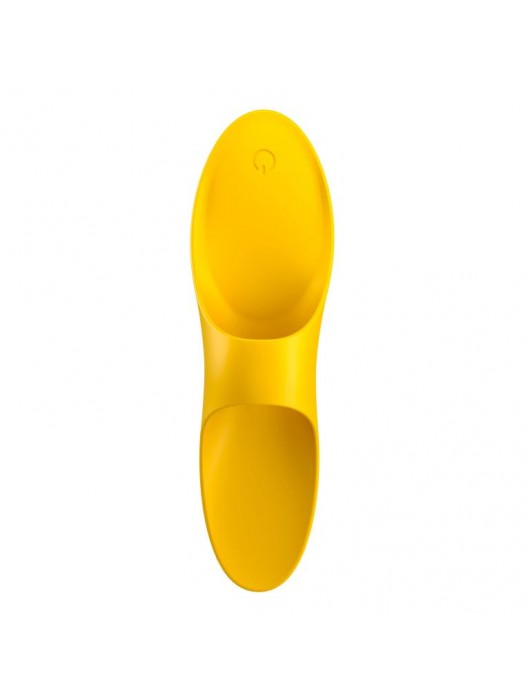 Желтый вибратор на палец Teaser - Satisfyer