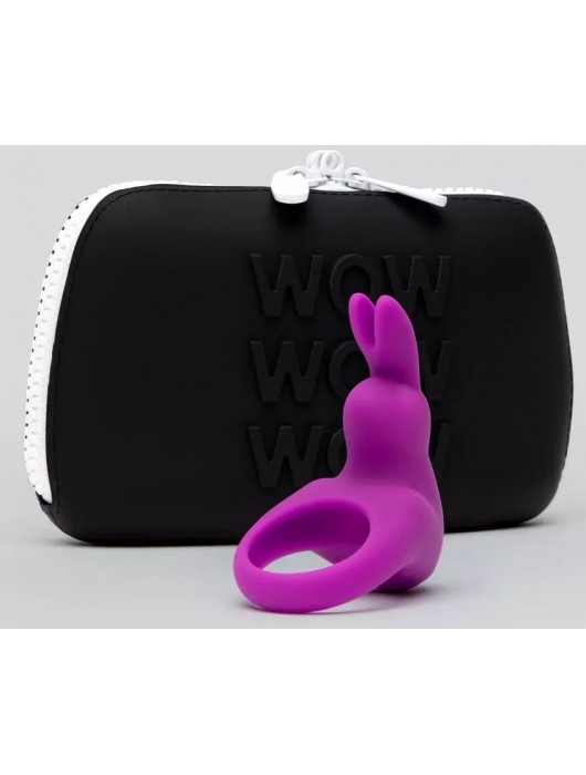 Фиолетовое эрекционное виброкольцо Happy Rabbit Cock Ring Kit - Happy Rabbit - в Нефтекамске купить с доставкой