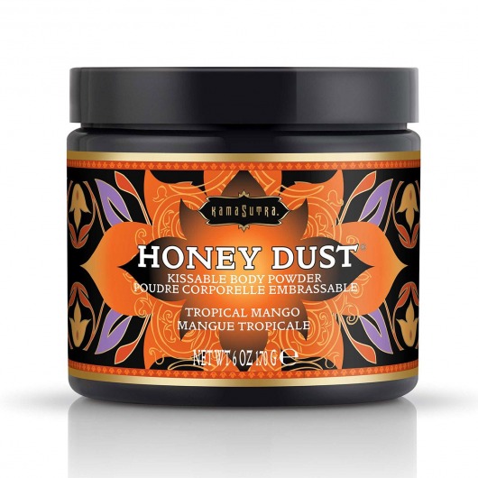 Пудра для тела Honey Dust Body Powder с ароматом манго - 170 гр. - Kama Sutra - купить с доставкой в Нефтекамске