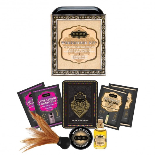Эротический набор Weekender Kit Vanilla Creme - Kama Sutra - купить с доставкой в Нефтекамске