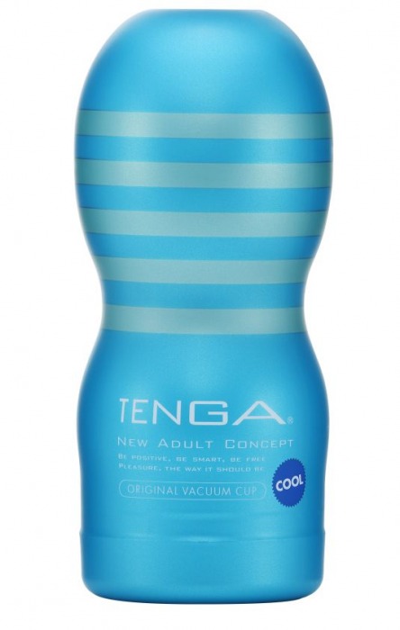 Мастурбатор с охлаждающей смазкой TENGA Original Vacuum Cup Cool - Tenga - в Нефтекамске купить с доставкой