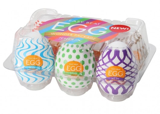 Набор из 6 мастурбаторов Tenga EGG IV с различным рельефом - Tenga - в Нефтекамске купить с доставкой