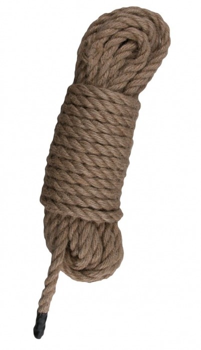 Пеньковая веревка для связывания Hemp Rope - 5 м. - Easy toys - купить с доставкой в Нефтекамске