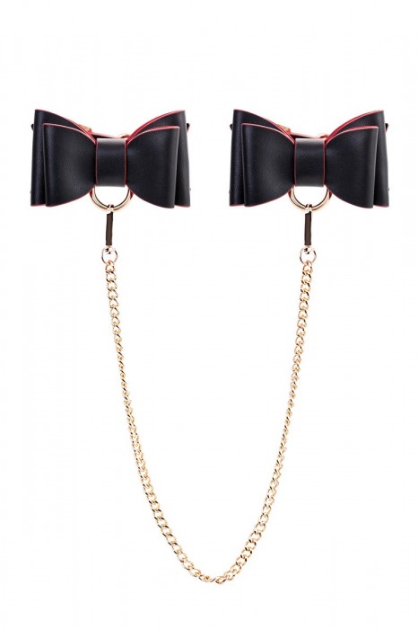 Черно-красный бондажный набор Bow-tie - ToyFa - купить с доставкой в Нефтекамске