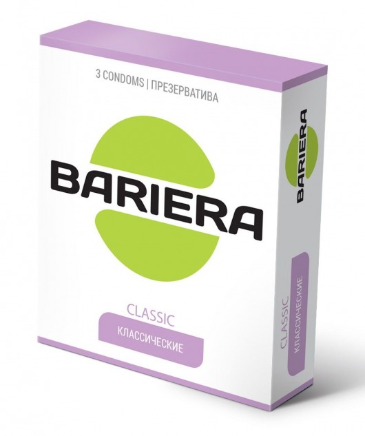 Классические презервативы Bariera Classic - 3 шт. - Bariera - купить с доставкой в Нефтекамске