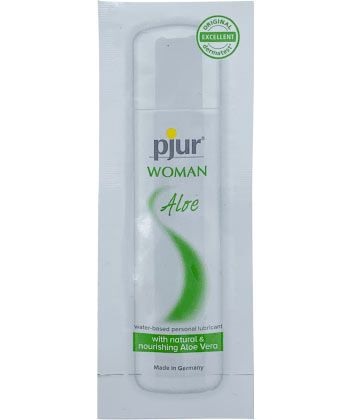 Лубрикант на водной основе pjur WOMAN Aloe - 2 мл. - Pjur - купить с доставкой в Нефтекамске