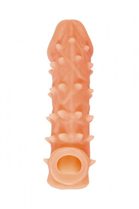Телесная закрытая насадка с пупырышками Cock Sleeve Size S - 13,8 см. - KOKOS - в Нефтекамске купить с доставкой Телесная закрытая насадка с пупырышками Cock Sleeve Size S - 13,8 см. - KOKOS - в Нефтекамске купить с доставкой