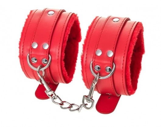 Красные оковы Anonymo из искусственной кожи - ToyFa - купить с доставкой в Нефтекамске