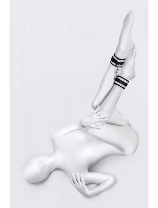 Серебристо-черные оковы Anonymo - ToyFa - купить с доставкой в Нефтекамске