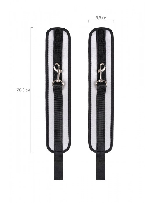 Серебристо-черные оковы Anonymo - ToyFa - купить с доставкой в Нефтекамске