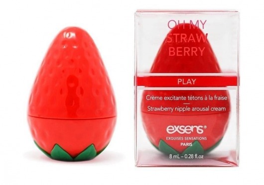 Крем для стимуляции сосков Oh My Strawberry - 8 мл. - Exsens - купить с доставкой в Нефтекамске