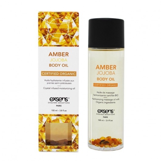 Органическое массажное масло AMBER JOJOBA - 100 мл. - Exsens - купить с доставкой в Нефтекамске