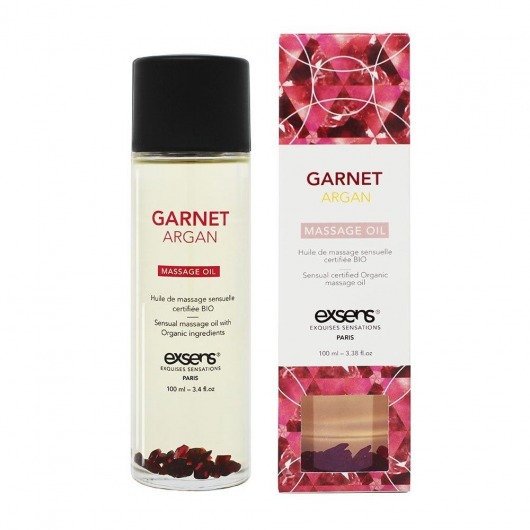 Органическое массажное масло GARNET ARGAN - 100 мл. - Exsens - купить с доставкой в Нефтекамске