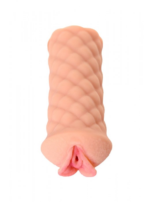 Телесный мастурбатор-вагина Elegance.002 с вибрацией - KOKOS - в Нефтекамске купить с доставкой