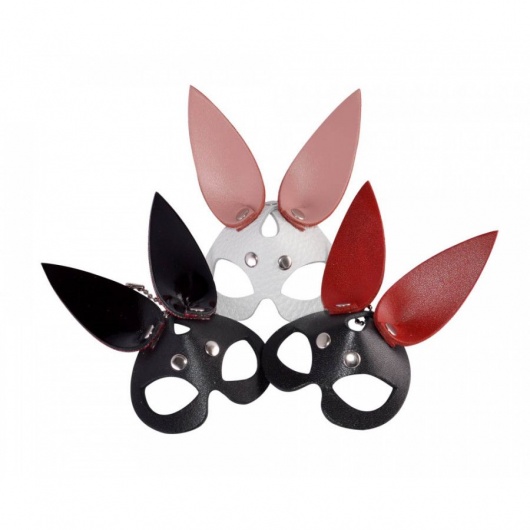 Кожаный брелок в виде маски зайчика - Sitabella - купить с доставкой в Нефтекамске