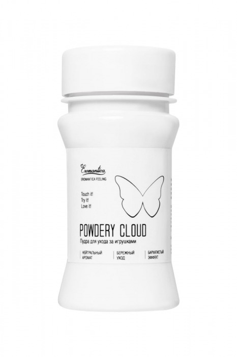 Пудра для ухода за игрушками Powdery Cloud с нейтральным ароматом - 40 гр. - Eromantica - купить с доставкой в Нефтекамске