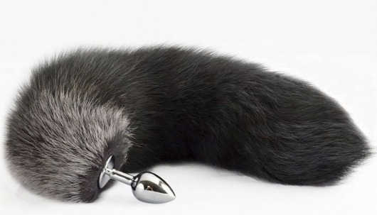 Серебристая анальная пробка с хвостом - Sitabella в Нефтекамске Серебристая анальная пробка с хвостом - Sitabella