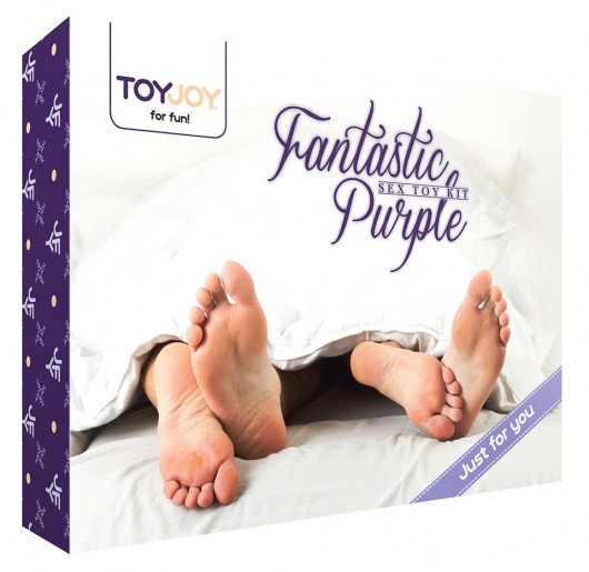 Эротический набор FANTASTIC PURPLE SEX TOY KIT - Toy Joy - купить с доставкой в Нефтекамске