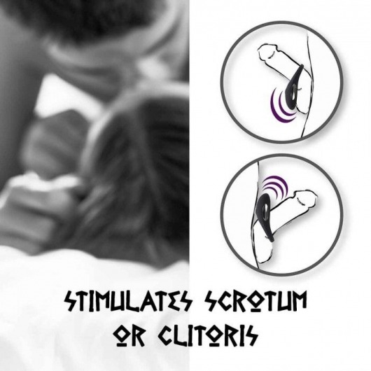 Черное эрекционное виброкольцо Thor Cockring - FeelzToys - в Нефтекамске купить с доставкой Черное эрекционное виброкольцо Thor Cockring - FeelzToys - в Нефтекамске купить с доставкой