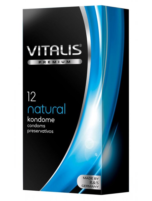 Классические презервативы VITALIS PREMIUM natural - 12 шт. - Vitalis - купить с доставкой в Нефтекамске
