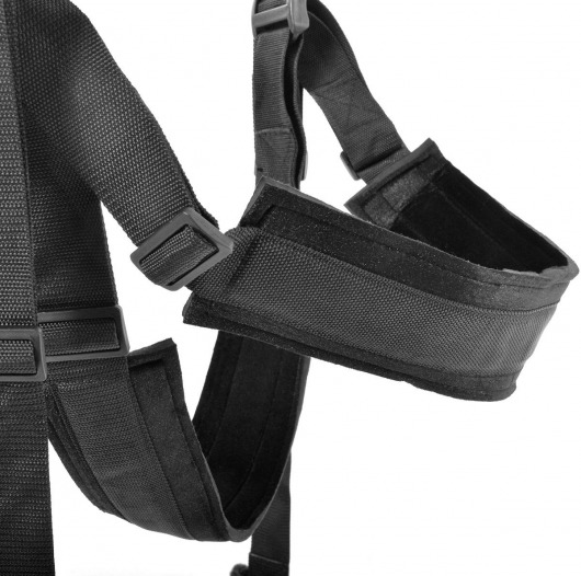 Чёрные секс-качели Spinning Fantasy Swing - Pipedream - купить с доставкой в Нефтекамске