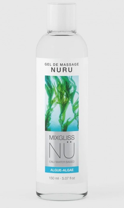 Массажный гель на водной основе Mixgliss NU Algae - 150 мл. - Strap-on-me - купить с доставкой в Нефтекамске