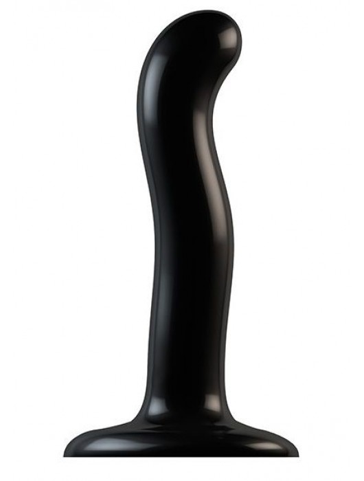 Черный фаллоимитатор-насадка Strap-On-Me P G spot Dildo size S - 16,4 см. - Strap-on-me - купить с доставкой в Нефтекамске
