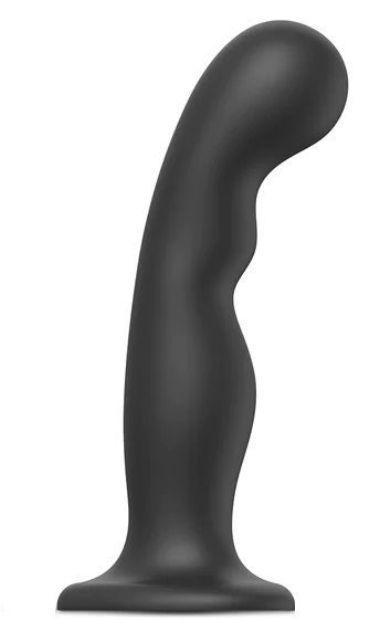 Черная насадка Strap-On-Me Dildo Plug P G size XXL - Strap-on-me - купить с доставкой в Нефтекамске