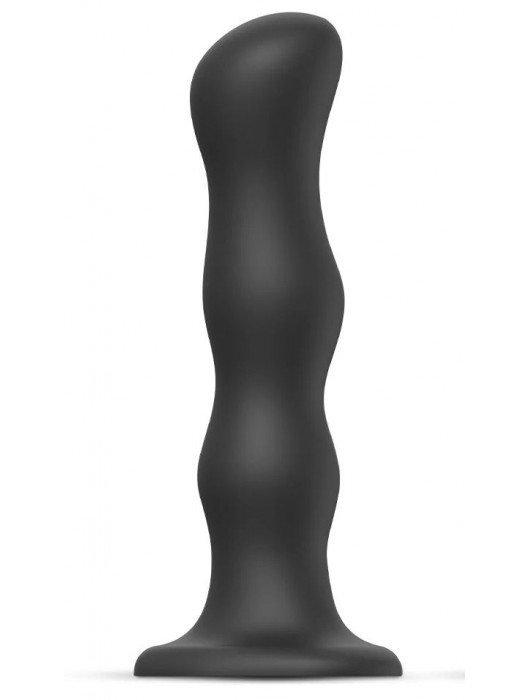 Черная насадка Strap-On-Me Dildo Geisha Balls size XL - Strap-on-me - купить с доставкой в Нефтекамске