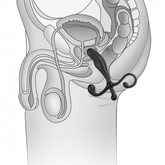 Массажер простаты - 12.7 см. - BlueLine - в Нефтекамске купить с доставкой