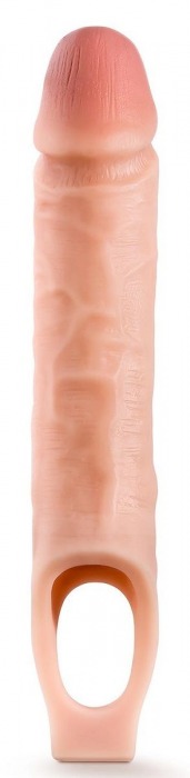 Телесная насадка на пенис 10 Inch Cock Sheath Extender - 25 см. - Blush Novelties - в Нефтекамске купить с доставкой