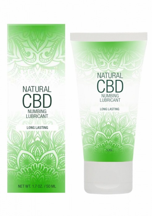 Лубрикант с пролонгирующим эффектом Natural CBD Numbing Lubricant - 50 мл. - Shots Media BV - купить с доставкой в Нефтекамске