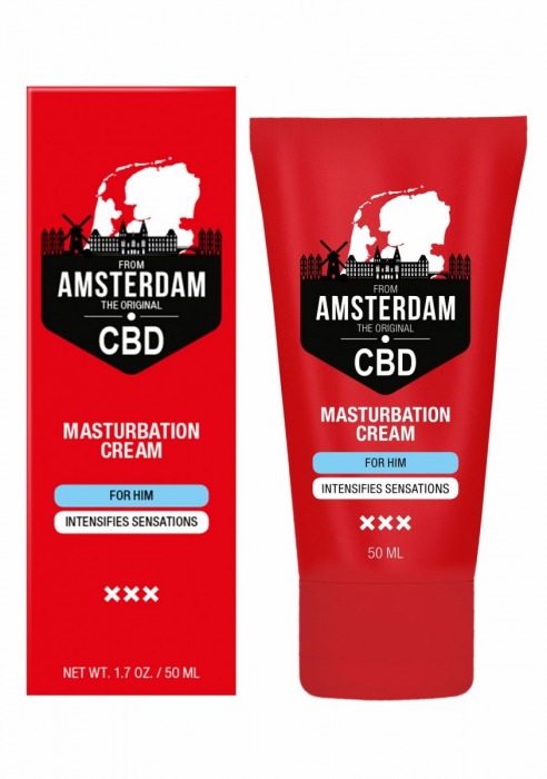 Крем для мастурбации для мужчин CBD from Amsterdam Masturbation Cream For Him - 50 мл. - Shots Media BV - купить с доставкой в Нефтекамске