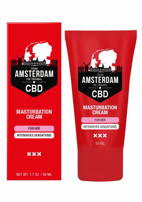 Крем для мастурбации для женщин CBD from Amsterdam Masturbation Cream For Her - 50 мл. - Shots Media BV - купить с доставкой в Нефтекамске