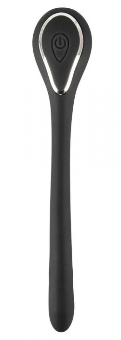 Черный гибкий уретральный стимулятор с вибрацией Vibrating Bendable Dilator - 13,5 см. - Orion - купить с доставкой в Нефтекамске
