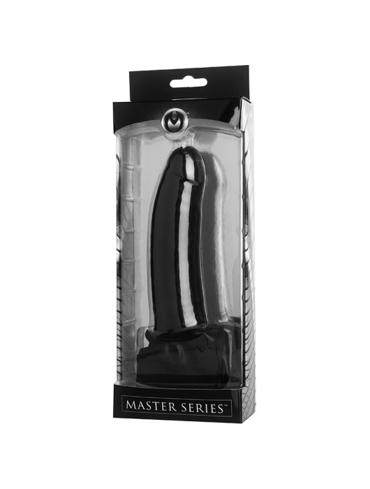 Черный кляп-страпон Masters Mini Face Fuck Strap-On - 14 см. - XR Brands - купить с доставкой в Нефтекамске