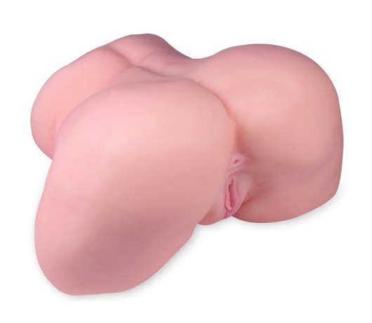 Реалистичный мастурбатор-полуторс с 2 рабочими отверстиями - S-HANDE - в Нефтекамске купить с доставкой