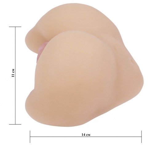 Вибровагина из киберкожи с выносным пультом - LOVETOY (А-Полимер) - в Нефтекамске купить с доставкой