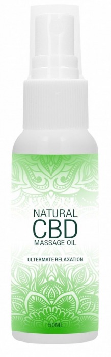 Массажное масло Natural CBD Massage Oil - 50 мл. - Shots Media BV - купить с доставкой в Нефтекамске