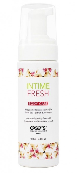 Органическая интимная очищающая пенка Intime Fresh - 150 мл. - Exsens - купить с доставкой в Нефтекамске Органическая интимная очищающая пенка Intime Fresh - 150 мл. - Exsens - купить с доставкой в Нефтекамске