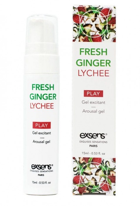 Возбуждающий гель Fresh Ginger Lychee Arousal Gel - 15 мл. - Exsens - купить с доставкой в Нефтекамске