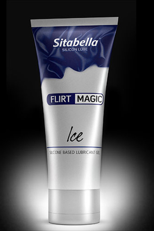 Силиконовая гель-смазка FLIRT MAGIC Ice с лёгким пролонгирующим эффектом - 75 мл. - Sitabella - купить с доставкой в Нефтекамске