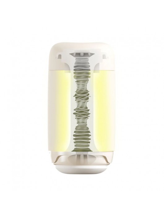 Бежевый мастурбатор Tenga Puffy - Tenga - в Нефтекамске купить с доставкой