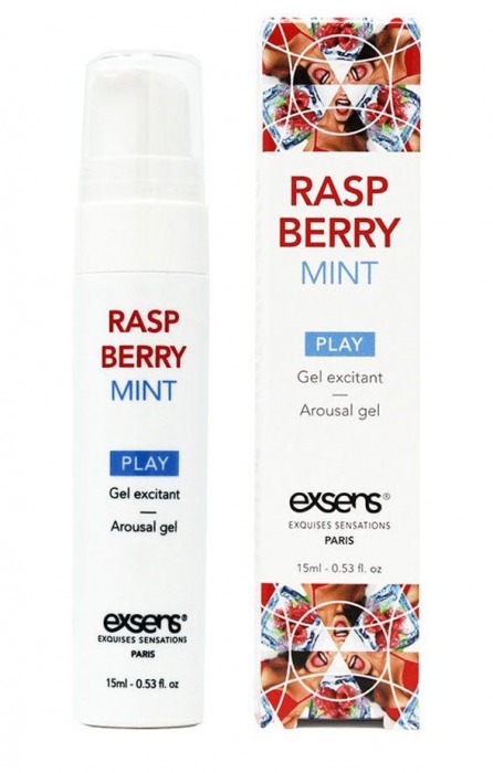 Возбуждающий гель Raspberry Mint с ароматом малины и мяты - 15 мл. - Exsens - купить с доставкой в Нефтекамске