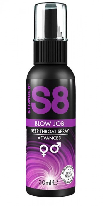 Лубрикант для орального секса S8 Deep Throat Spray - 30 мл. - Stimul8 - купить с доставкой в Нефтекамске