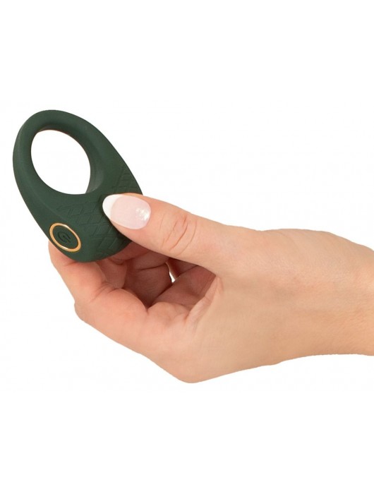 Зеленое эрекционное виброкольцо Luxurious Vibro Cock Ring - Orion - в Нефтекамске купить с доставкой