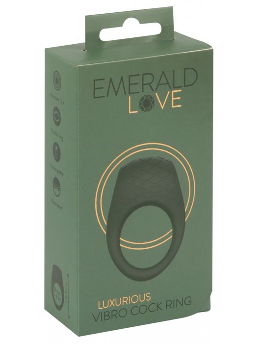Зеленое эрекционное виброкольцо Luxurious Vibro Cock Ring - Orion - в Нефтекамске купить с доставкой