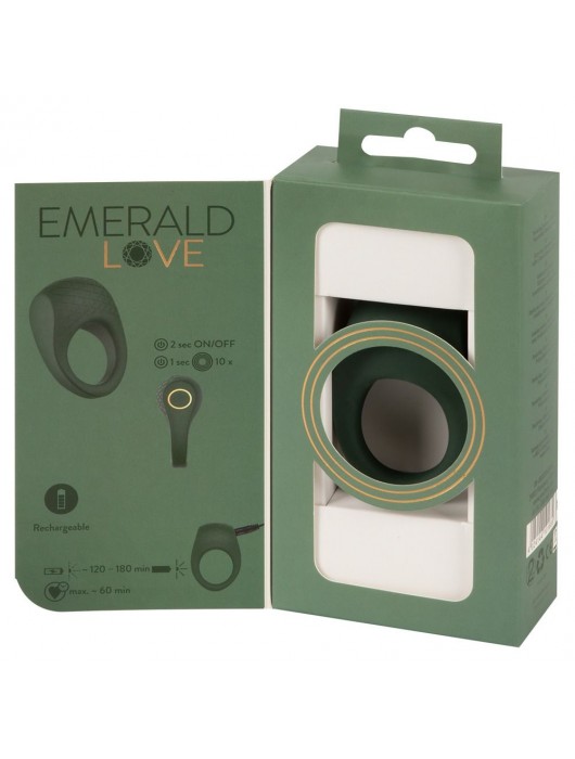 Зеленое эрекционное виброкольцо Luxurious Vibro Cock Ring - Orion - в Нефтекамске купить с доставкой