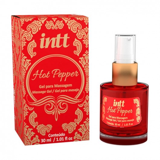 Массажный гель Hot Pepper - 30 мл. - INTT - купить с доставкой в Нефтекамске